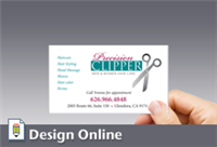 Business Card, Horizontal, Large Logo