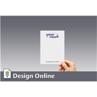 Memo Pads with Logo, Text, 4.25x5.5 
