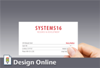 Business Card, Horizontal, with 2 Phones